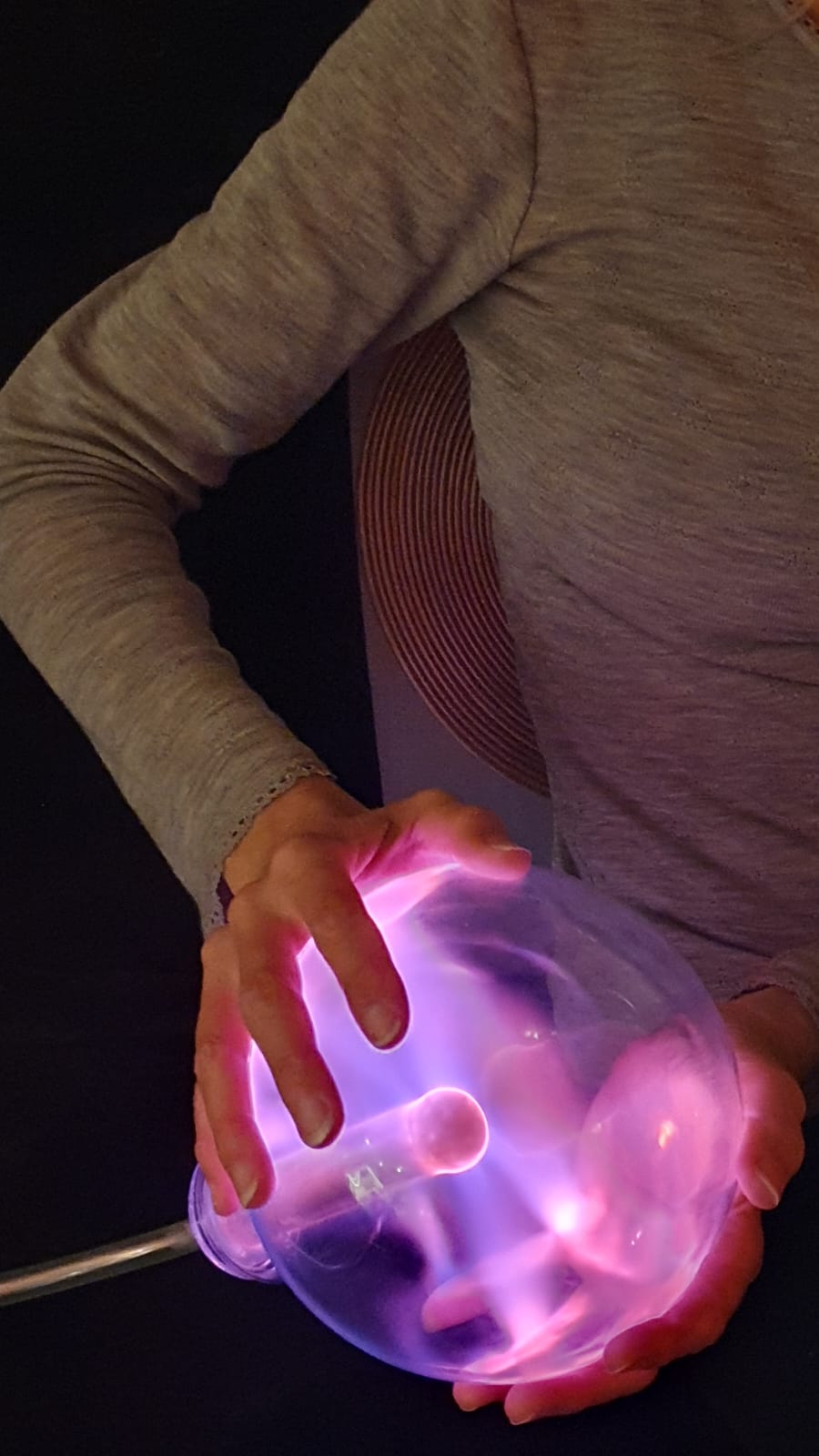 Plasma Sphere in Hand
